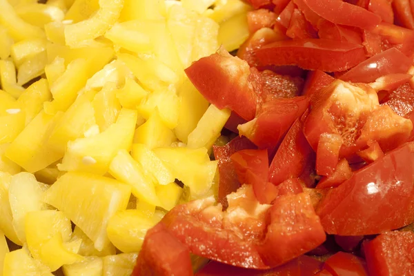 stock image Sliced pepper