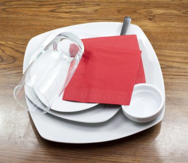 Set of dishes clipart