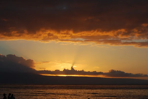 Puesta de sol sobre Lanai — Foto de Stock