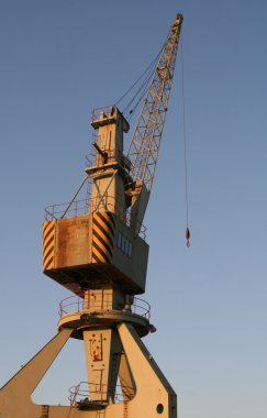 Harbour crane clipart