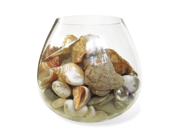 Bowls and a pebble — Stock Photo, Image