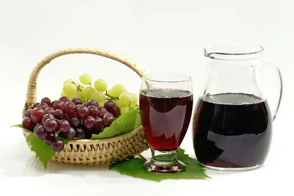 Sumo de uva vermelha — Fotografia de Stock