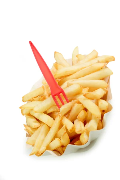 Knapriga pommes frites — Stockfoto