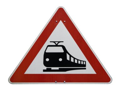 Railroad sign clipart