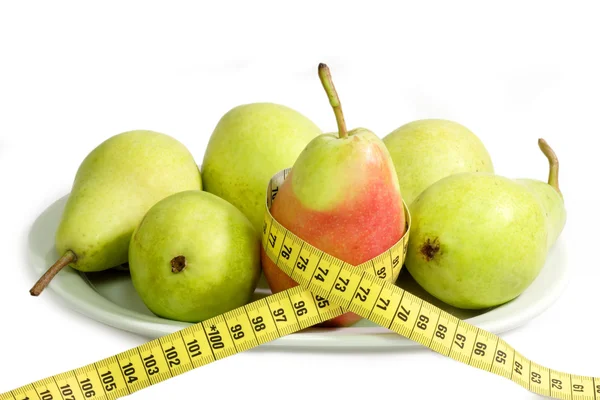 Dieet met peren — Stockfoto