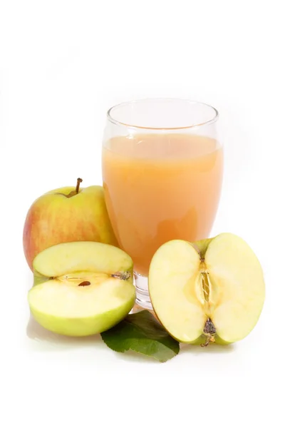 Jugo de manzana saludable — Foto de Stock
