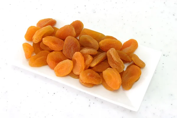 Dried yellow apricots — Stock Photo, Image