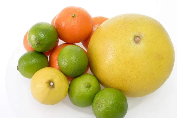 Frutis on dishware — Stock Photo, Image