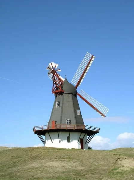 Geschichte Windmühle — Stockfoto