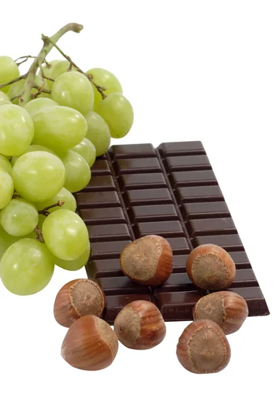 Grapenut chocolade — Stock Photo, Image