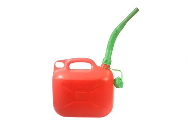Red petrol can — Stock Photo, Image