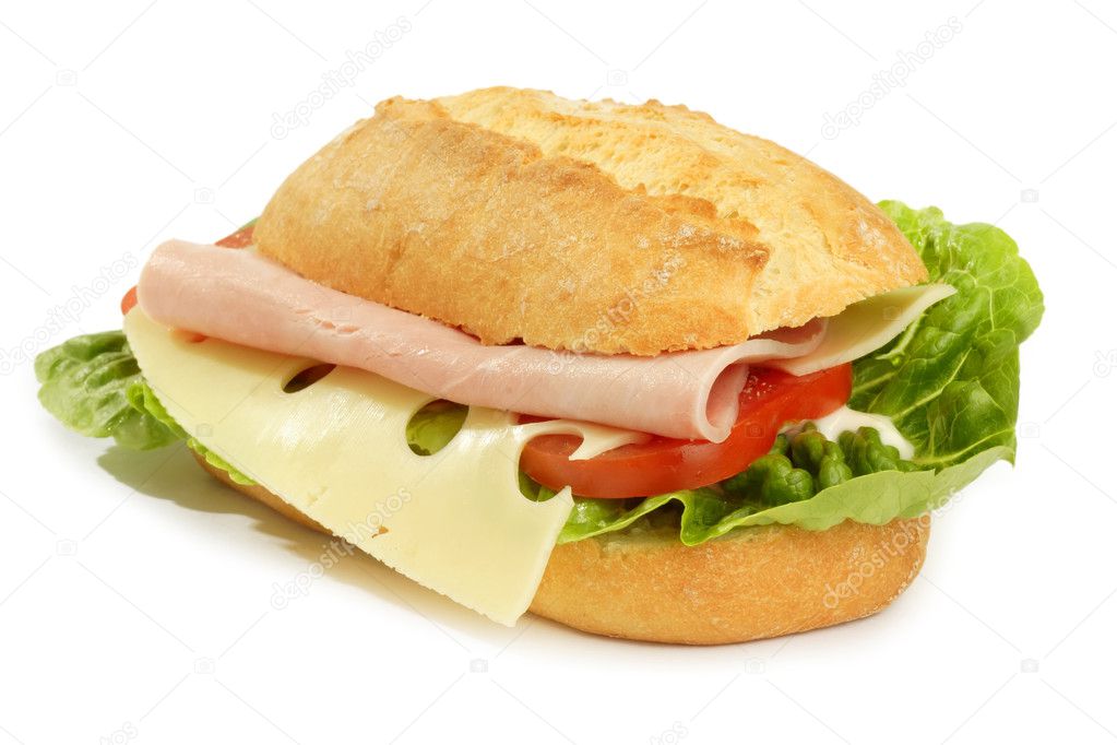 Schinken-Käse-sandwich — Stockfoto © Colour #1544961