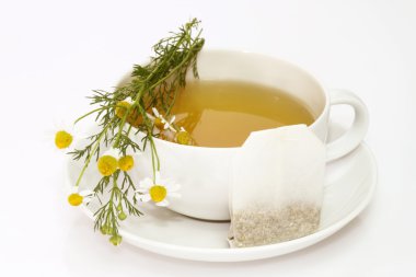 Camomile tea clipart