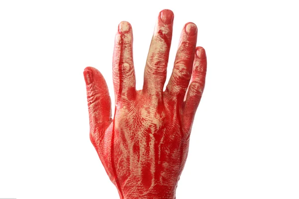 Krwawa ręka — Zdjęcie stockowe