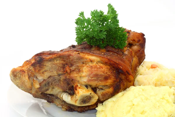 Beierse knokkel van varkensvlees — Stockfoto