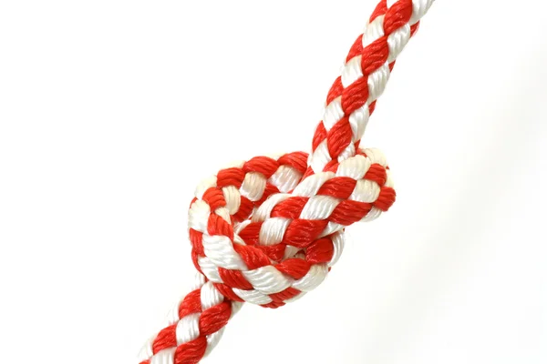 З вузлом мотузка — стокове фото