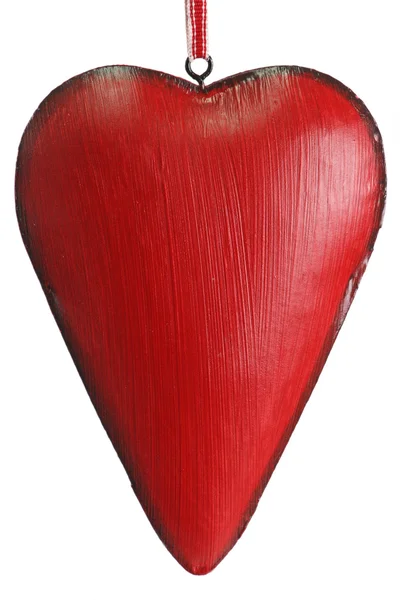 Rood hart — Stockfoto