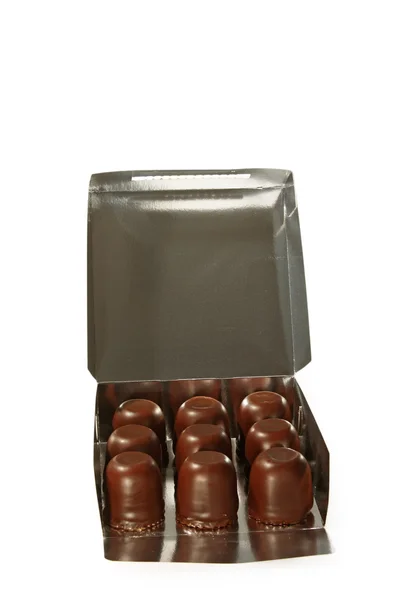 Csokoládé mályvacukrot — Stock Fotó