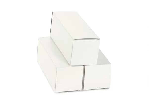 Fehér doboz — Stock Fotó
