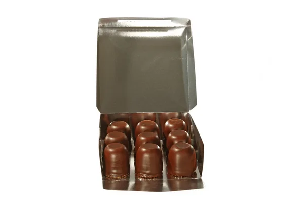Marshmallows de chocolate — Fotografia de Stock
