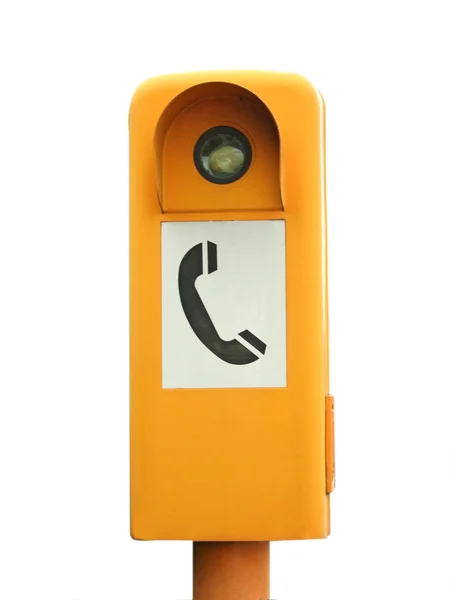 Телефон экстренной помощи — стоковое фото