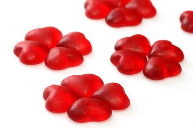 Wine gum hearts clipart