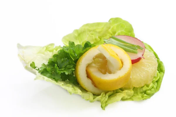Salad decoration — Stock Photo, Image