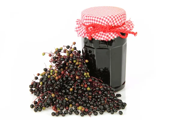 Elderberry marmelade — Stock Photo, Image