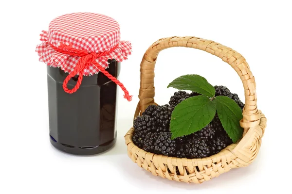 Blackberry marmalade — Stock Photo, Image