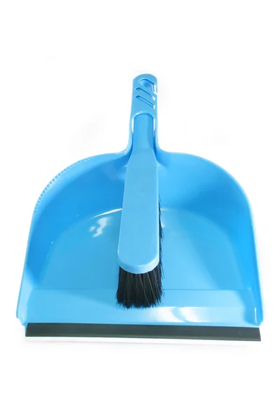 Blue broom — Stock Photo, Image