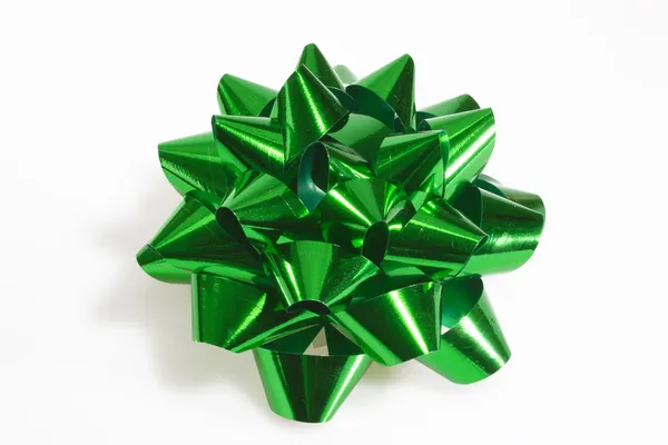 Lazo de regalo verde — Foto de Stock
