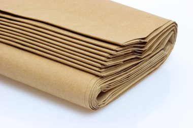 Brown paper bags clipart