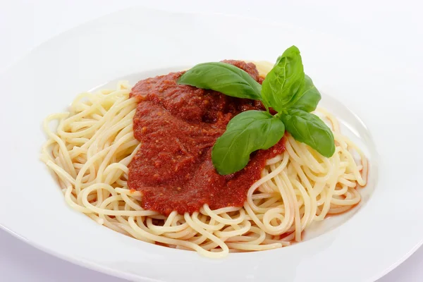 Espaguetis con salsa pomodoro —  Fotos de Stock