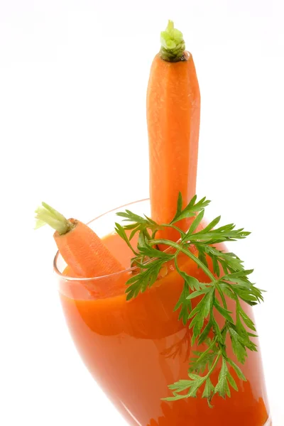 Zumo de zanahoria fresca —  Fotos de Stock