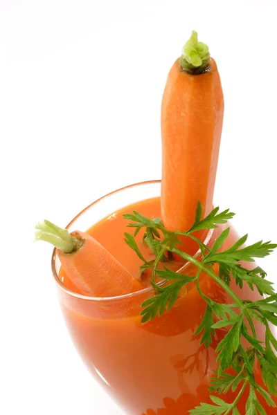 Zumo de zanahoria saludable — Foto de Stock