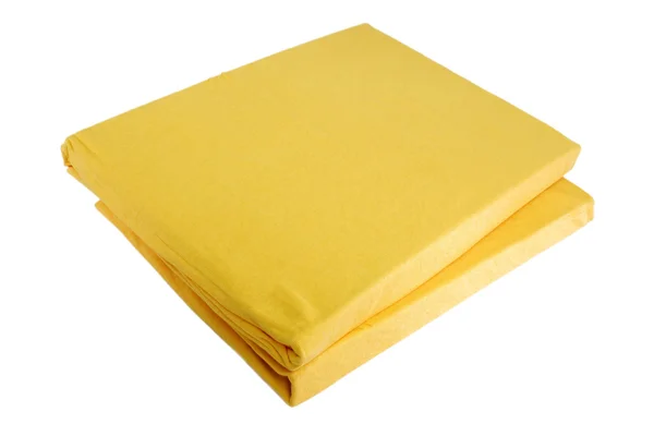 Cama amarela — Fotografia de Stock