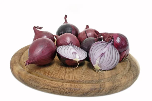 Red salad onions — Stock Photo, Image