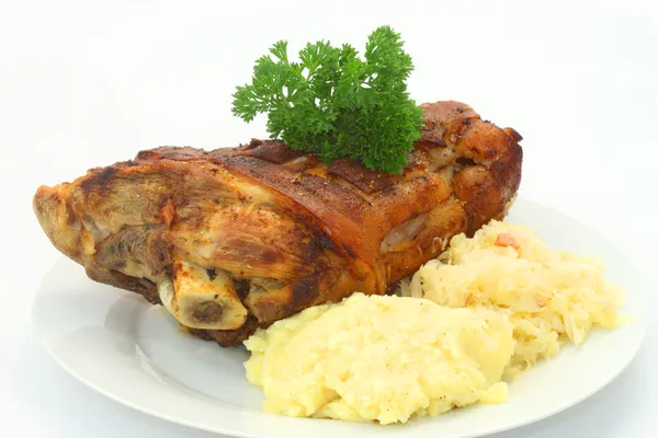 Beierse knokkel van varkensvlees — Stockfoto