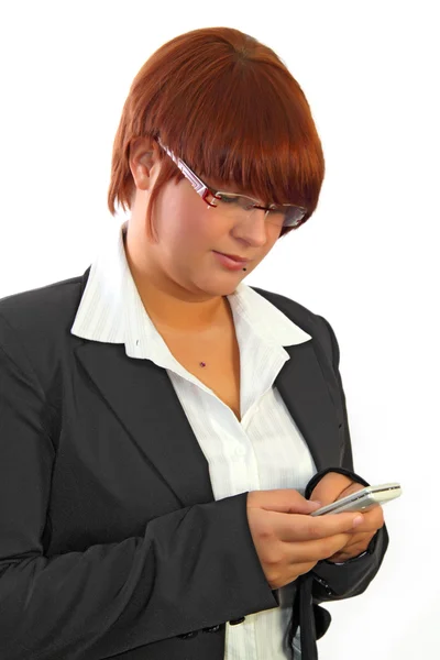 Typing SMS — Stock Photo, Image