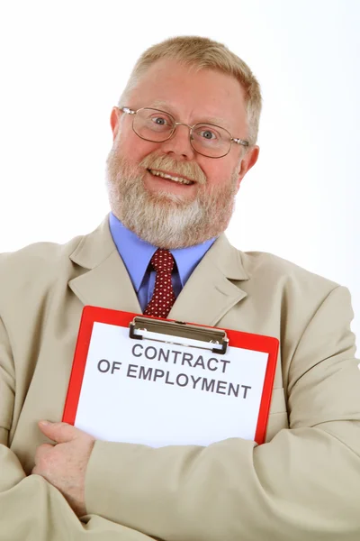 Contract of employment — Stock Photo, Image