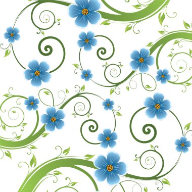 Abstract floral background clipart