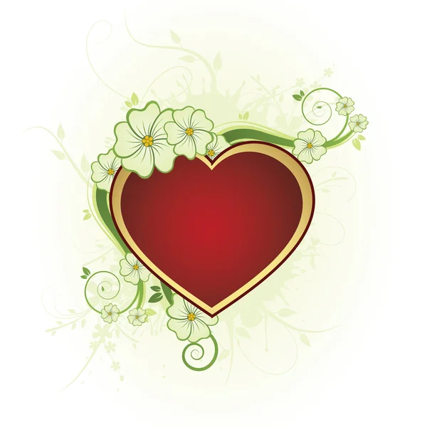 Arka plan da Sevgililer günü için kalp — Stok Vektör