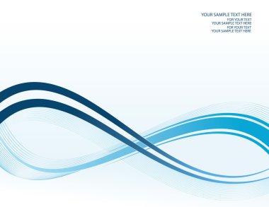 Abstract aqua design clipart