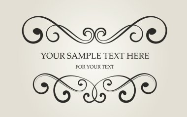 Vintage frame clipart