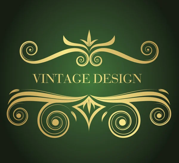 Vintage tasarım — Stok Vektör