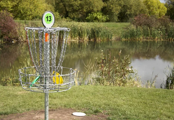 Alvo de golfe Frisbee — Fotografia de Stock