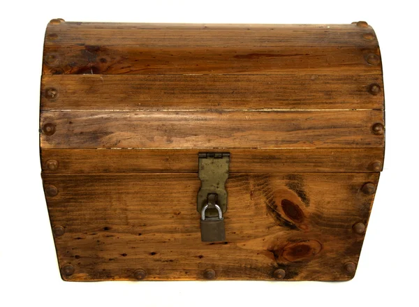 Wooden Treasure Chest — Stock Photo, Image