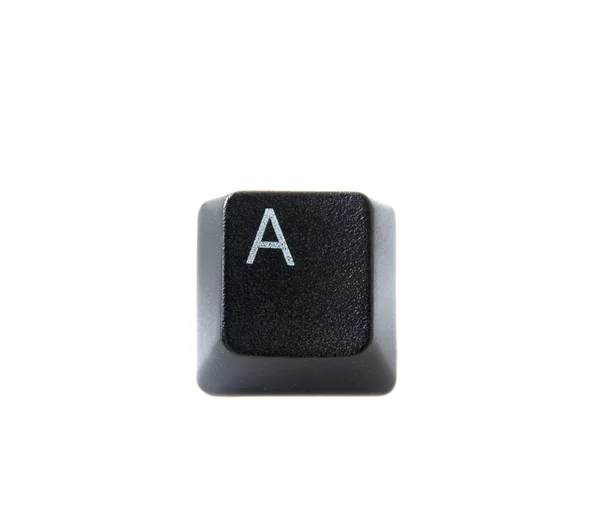 Клавиатура буква А — стоковое фото