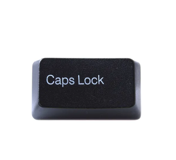 키보드의 caps lock 키 — 스톡 사진
