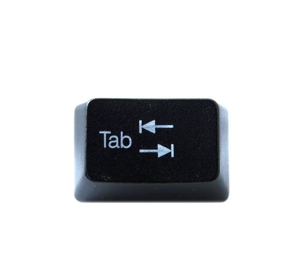 Tabtoets op het toetsenbord — Stockfoto